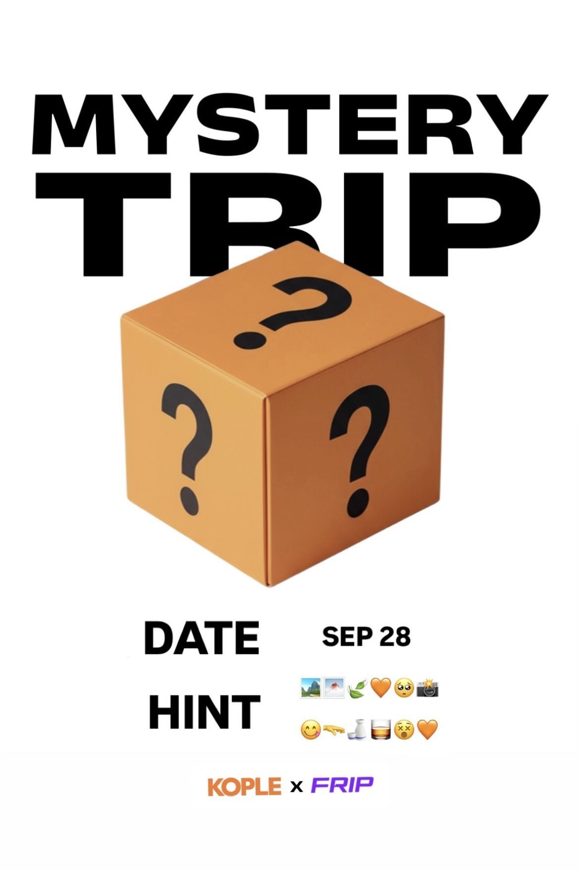 ✨ KOPLE X FRIP Mystery Trip ✨
