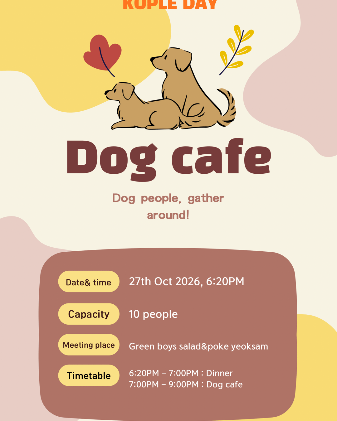 🐶🐕 Is there a dog person here?