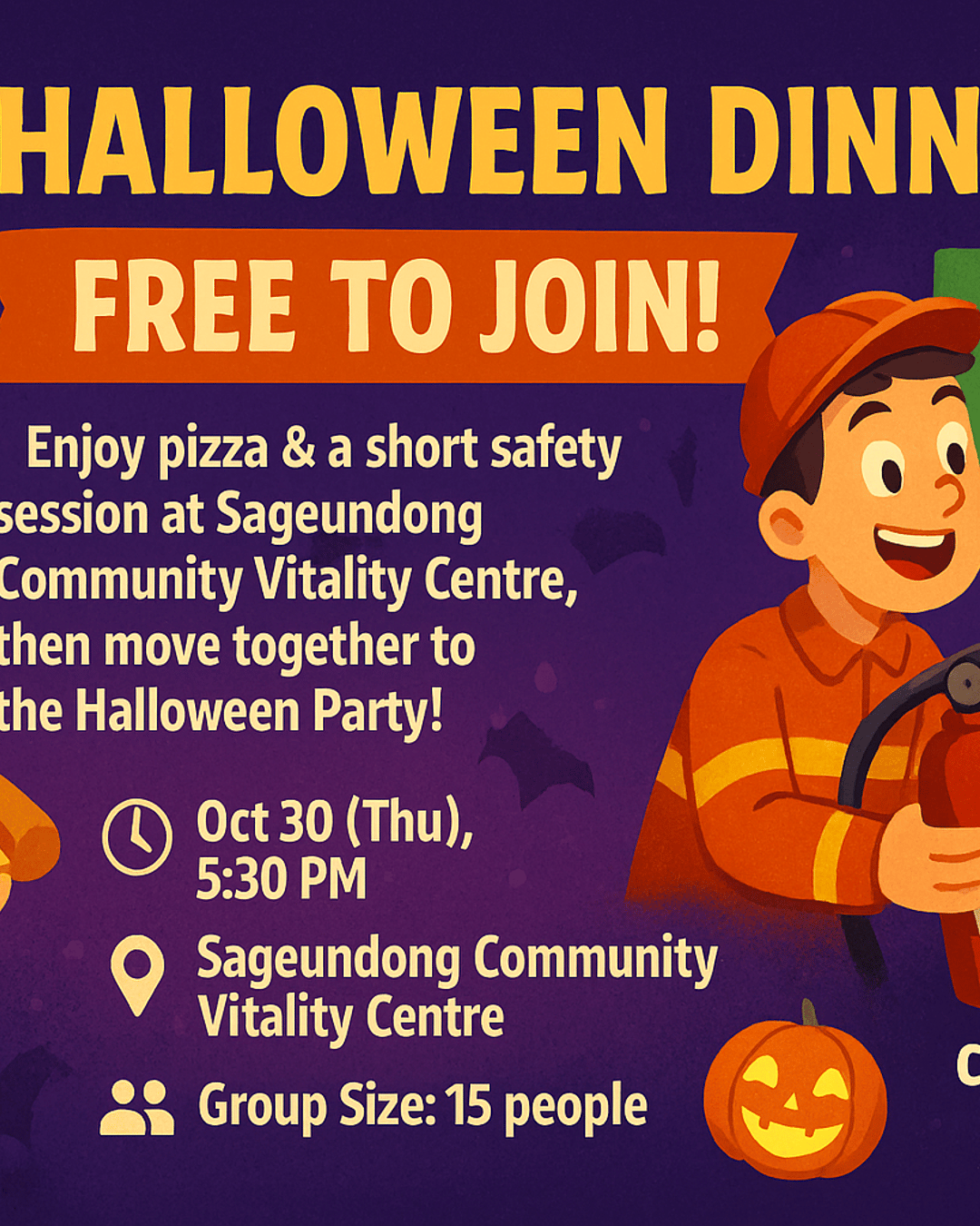 Pre pizza diner for K-demon night