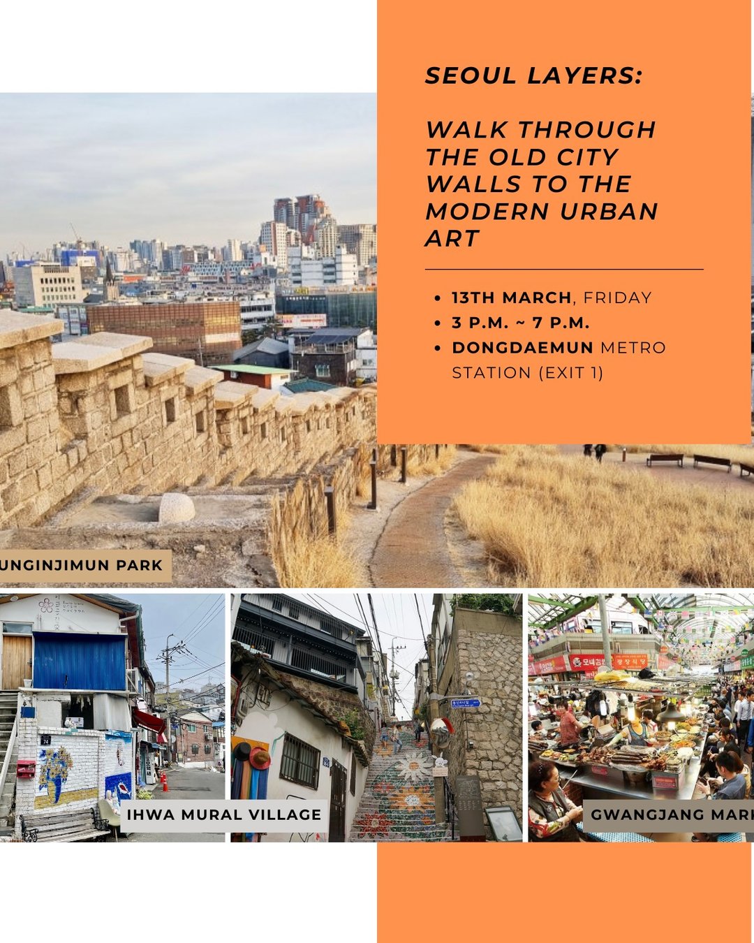 Seoul Layers: walk through the old city to the modern urban art