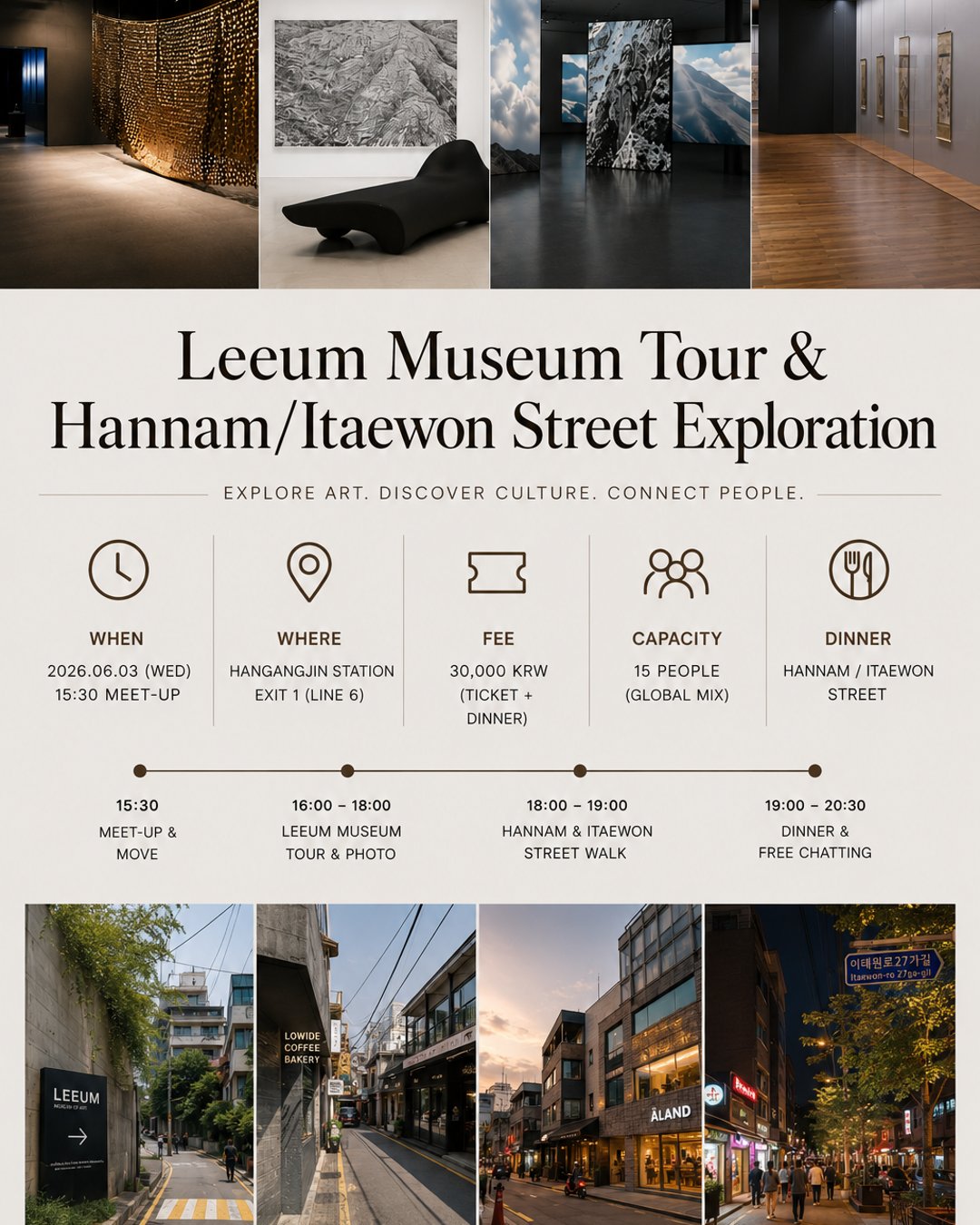 Leeum Museum Tour & Hannam/Itaewon Street Exploration
