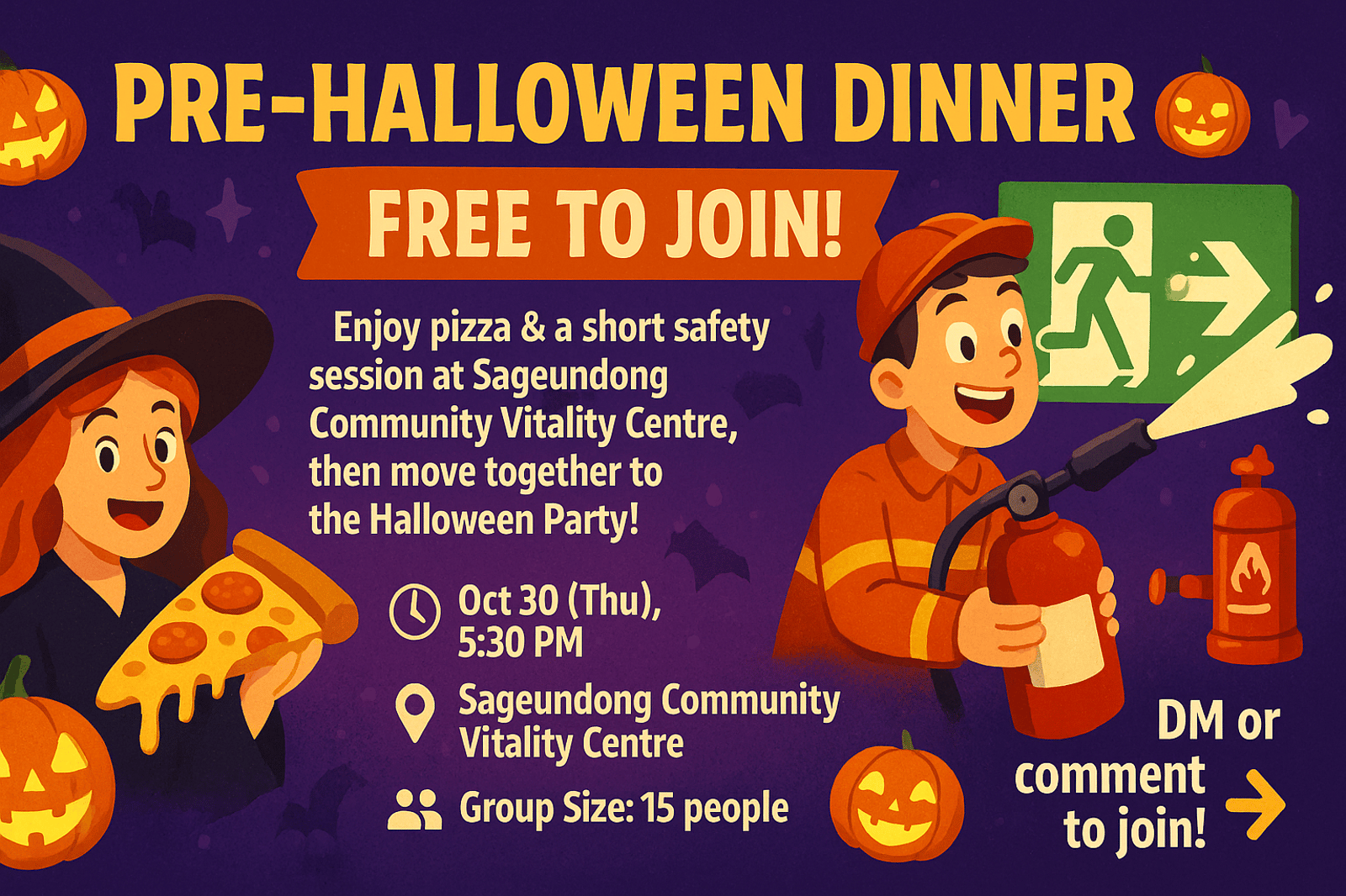 Pre pizza diner for K-demon night