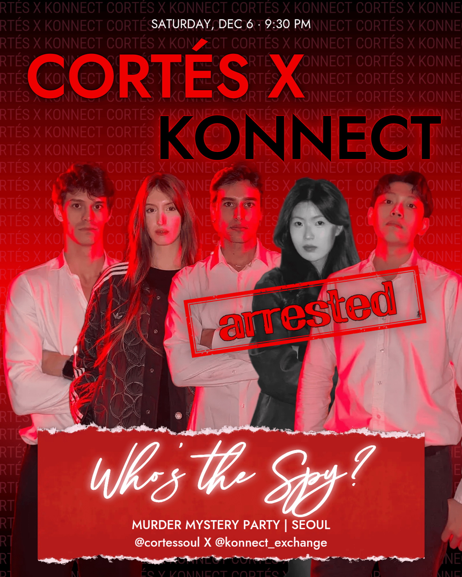 Cortés x Konnect Murder Mystery Night